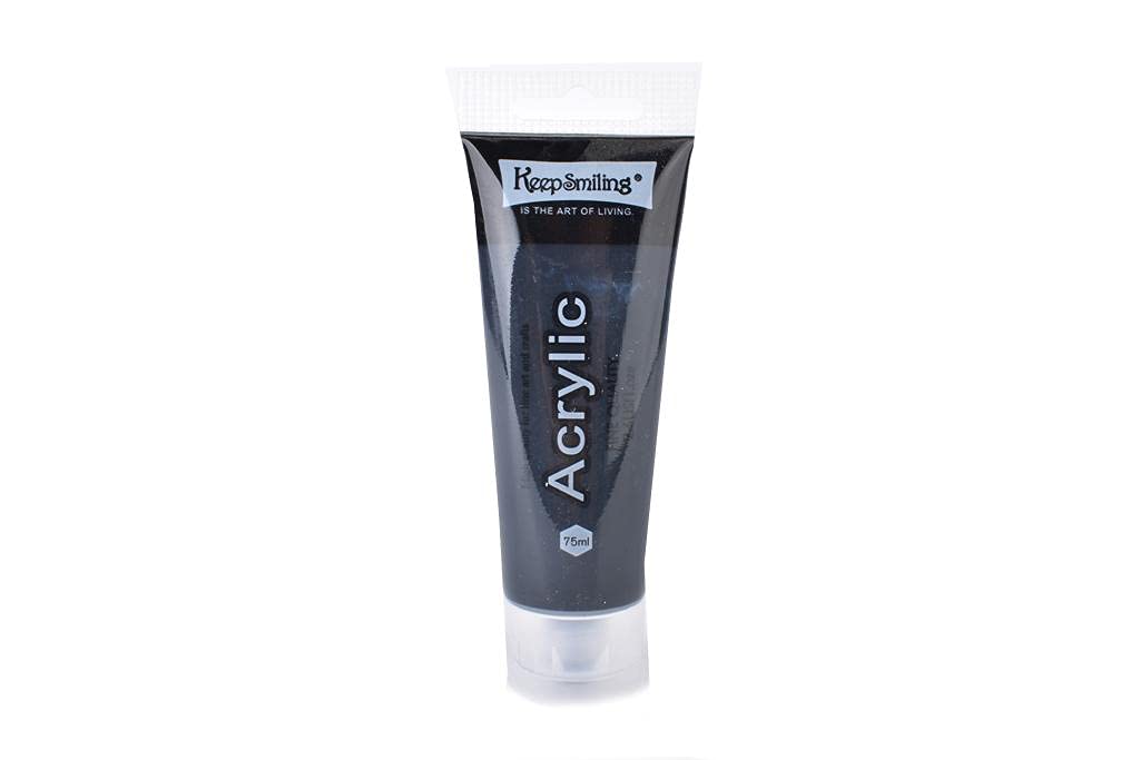 keep smiling Colors Acrylic Color Black Size 75 ml