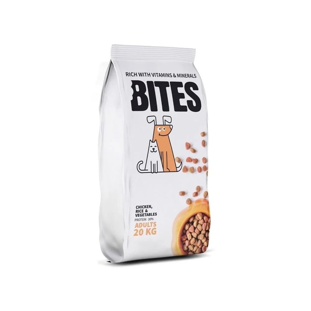 Bites Adult Pet Dry Food - 20kg
