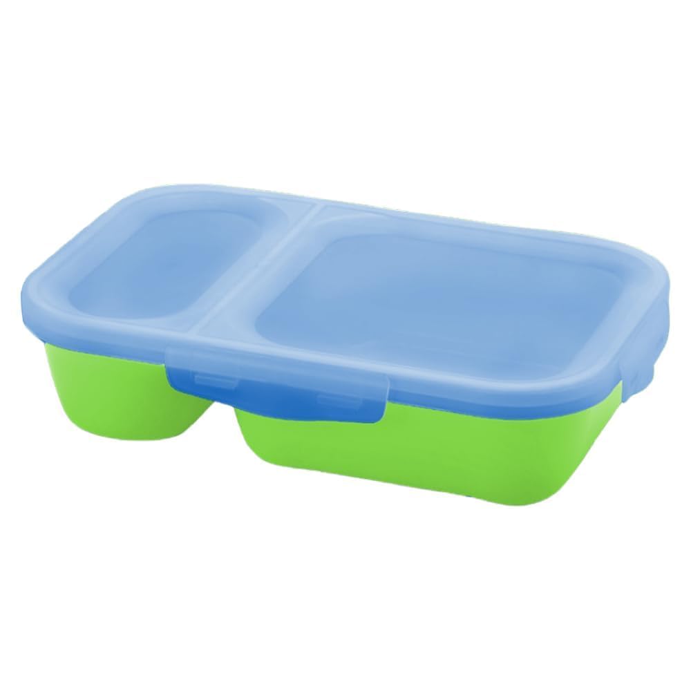 Smash Lunch Box Duo Bento 680ml Green/Blue