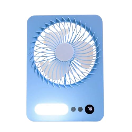 Modern Design Fan for Cool and Fresh Air Anywhere Small (Blue)