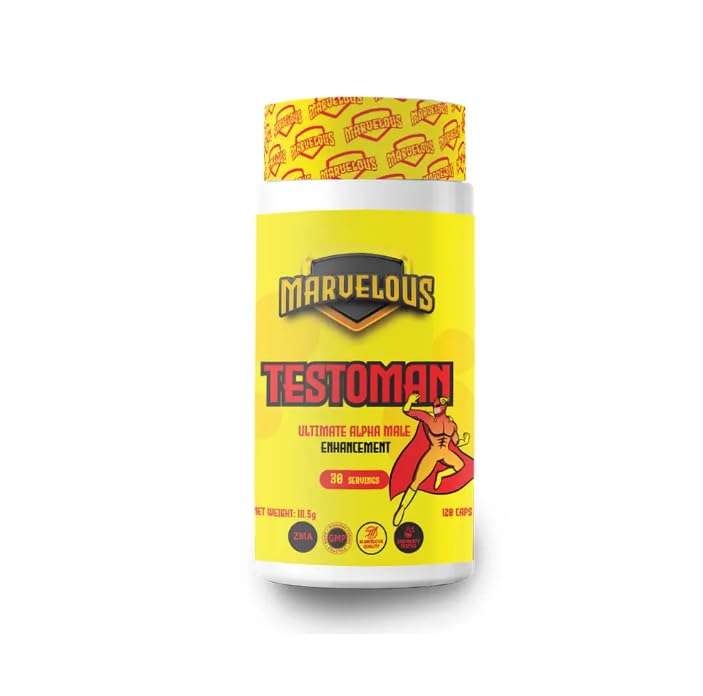 Premium Testoman Supplement for Men – 120 Capsules Active Nutrient Bundle with Practical Pill Box – Pure Male Botanical & Micro-Nutrient Formulation Engineered for Daily Routine Balance