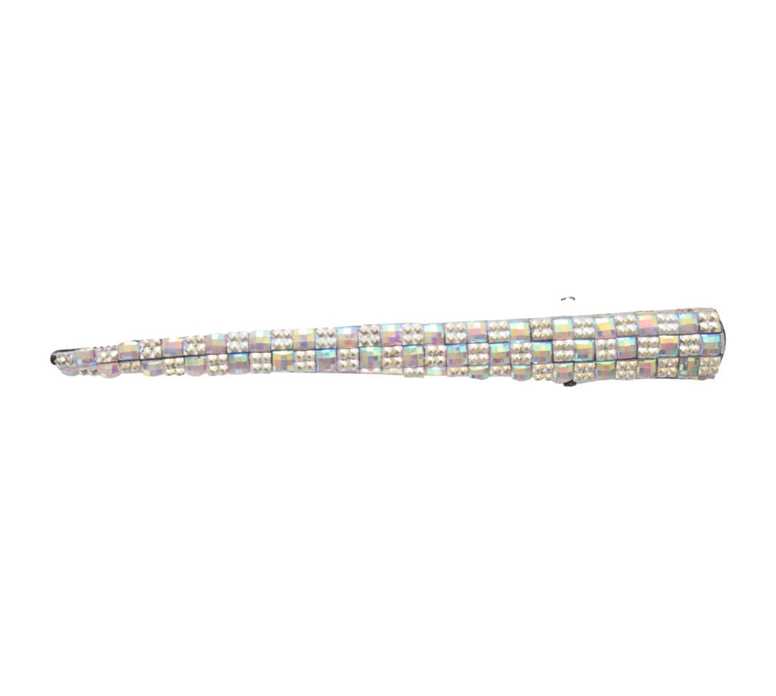 Daphne Metal Hair Claw Clips Set With Disko Design For Girls - Multicolor