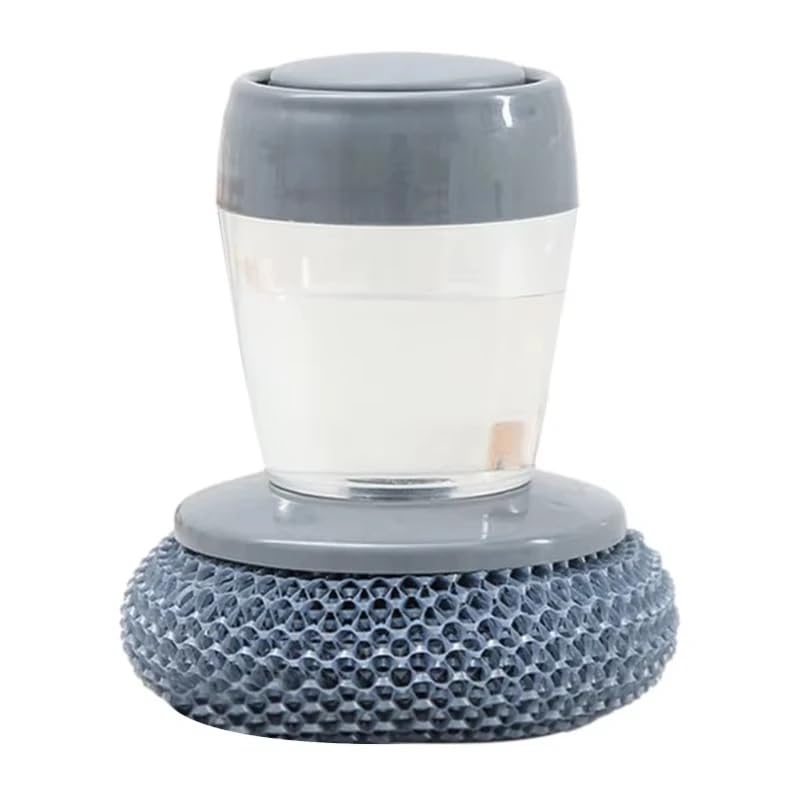 Next Store Dish Cleaning Cord with Built-in Soap Dispenser, Ceramic Cooker Scrubber with Cleaner Tank, Smart Cleaning Tool for Chemical Hand Protection