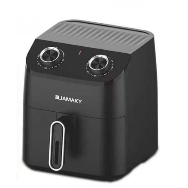 Jamaki Healthy Air Fryer Without Oil 1800W 5.5L Black - jmk 5004