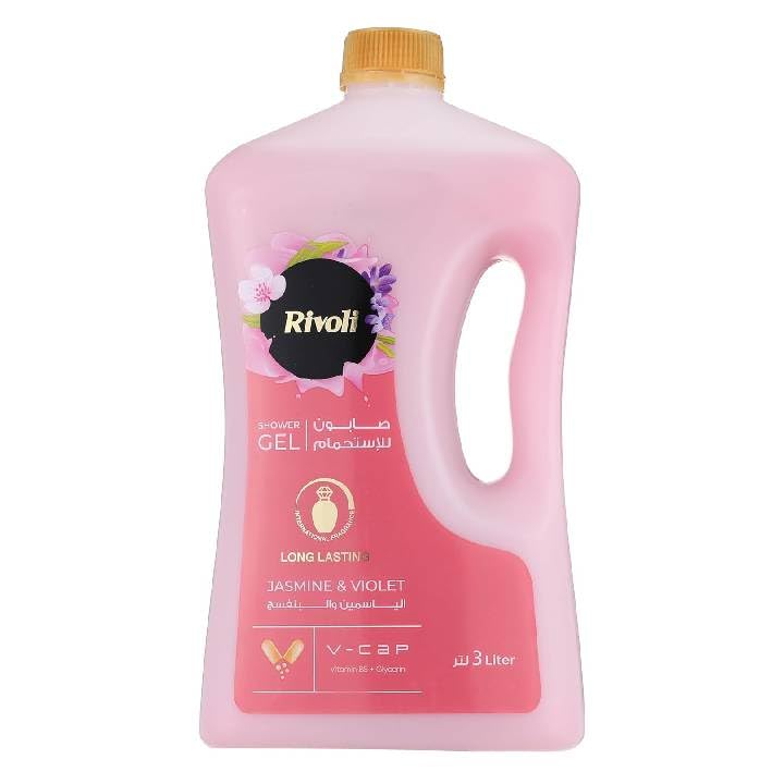 Rivoli shower gel with the scent of jasmine and violet 3ltr