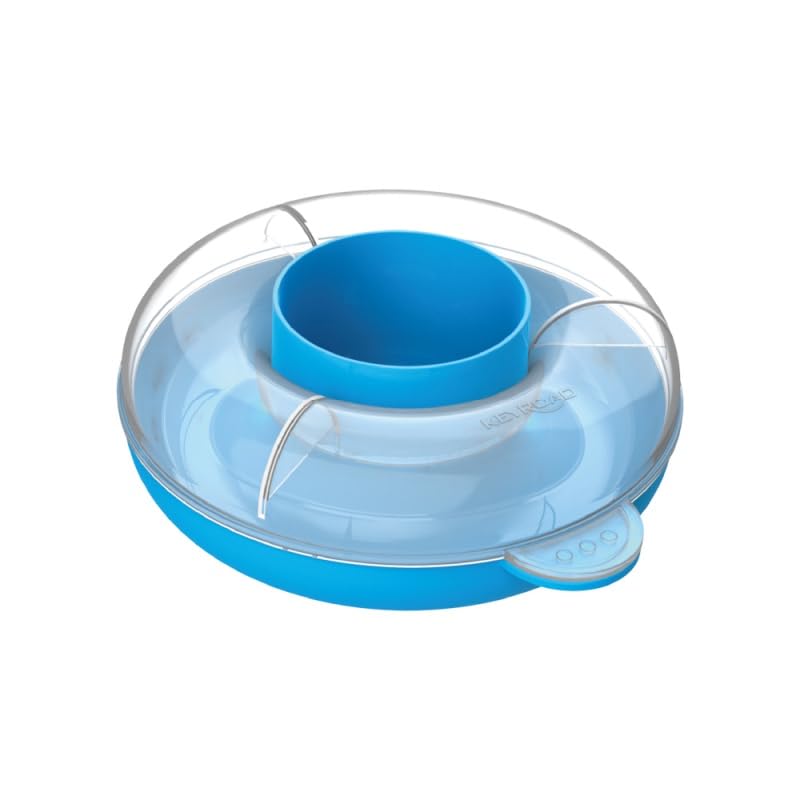 Keyroad KR971830 Precision Paint Mixing Tray with Airtight Lid, Dual Wells for Artistic Mastery, Ideal for Creative Excellence