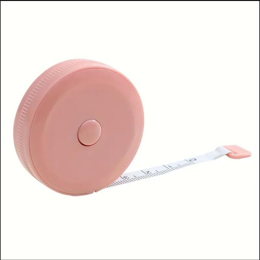Portable Mini Circular Measuring Tape Multi-Color Retractable Ruler for Daily Sewing Body Measurement Tailor Tool Compact Easy to Use Tape Measure