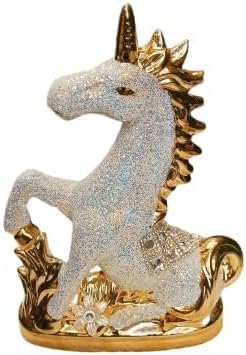 Antiques & Decor (Silver & Golden Horse Decor 15 * 22cm)