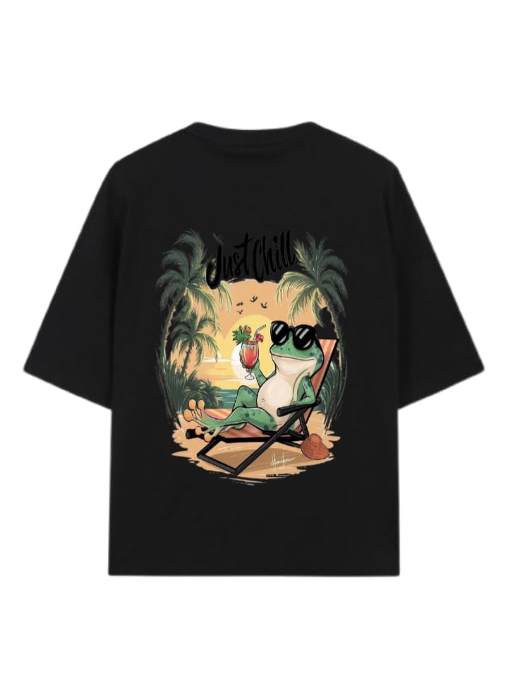 Sammer Vbes T-shirt Black Back Just Chill 23