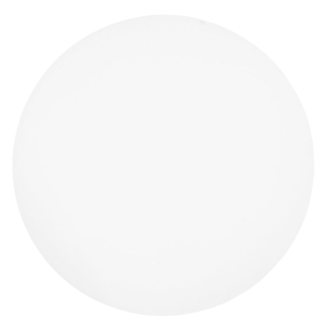 UKCOCO Round Stretched Canvas 20 Inch, Cotton Artist Painting Canvas with Wooden Frame, Thick Blank Circular for Drawing and DIY Art Projects, White