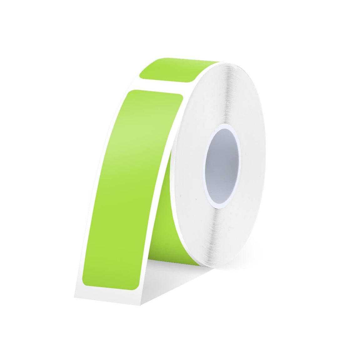 Beauty beast Adhesive Yellow Label Paper 0.47" X 1.57" (12mm X 40mm) 180 Labels for Home Office School Organization for Phomemo D30/D35/Q30 Label Maker (green, 12 * 40mm)