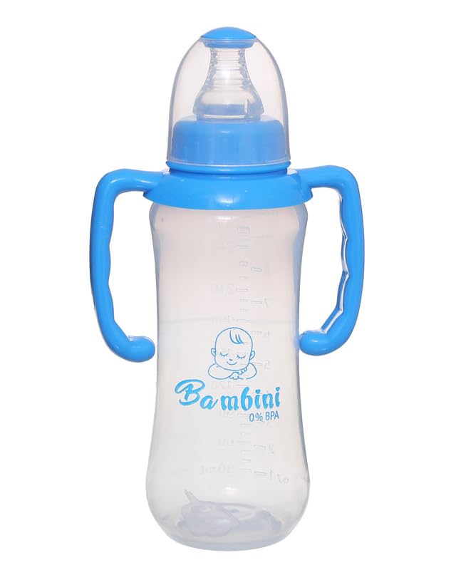 Baby Feeding Bottle With Handle 270ml, Blue DR-A-507