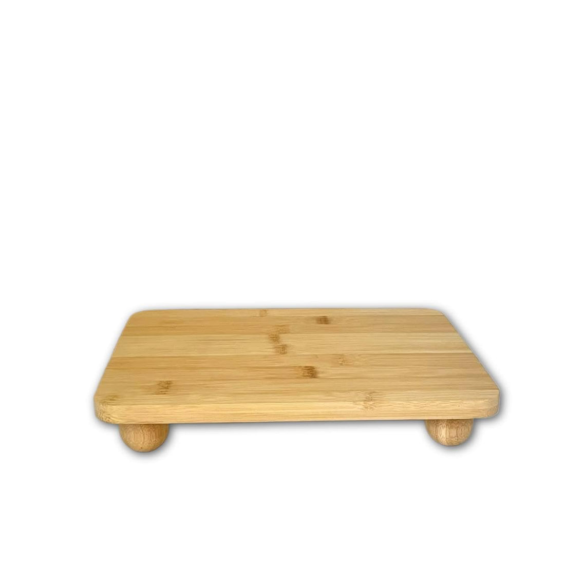 Eco Friendly Serve Tray - Lightweight bamboo tray ideal for serving snacks, arranging fruits, or presenting small kitchen bottles; water‑proof, durable,dining setting. (30 cm)