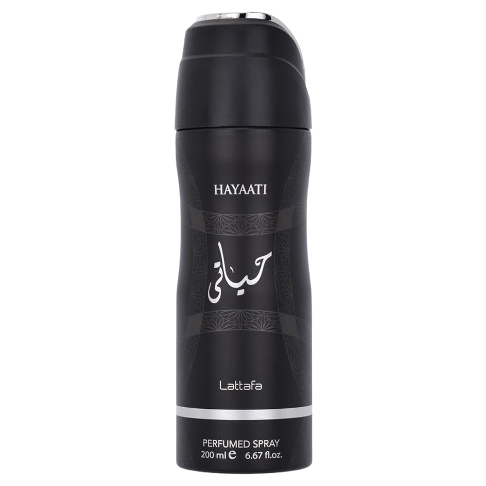 Hayaati Lattafa Body Spray Perfume Deodorant 200mL 6.67fl oz