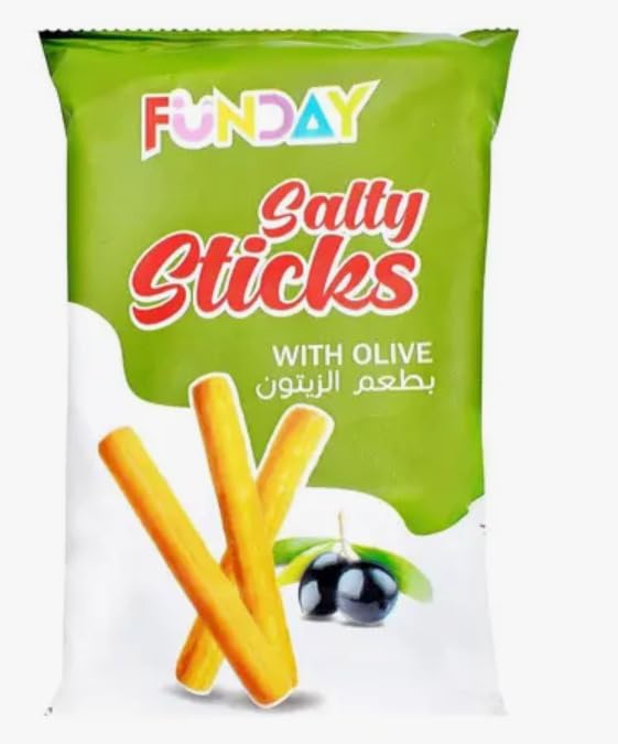 Fun Day Salty Biscuit Sticks With Olives