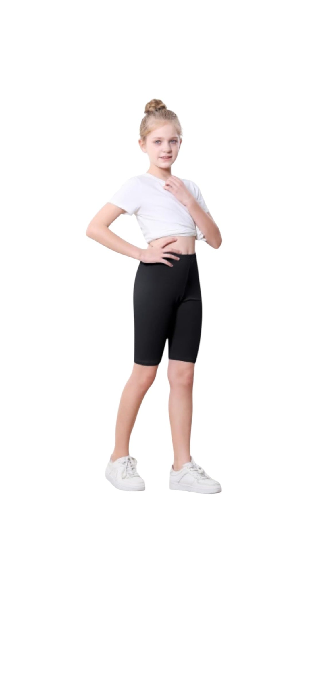 Girls Lycra & Cotton Baby Shorts – Comfortable & Elastic – Sport Shorts & Everyday Use