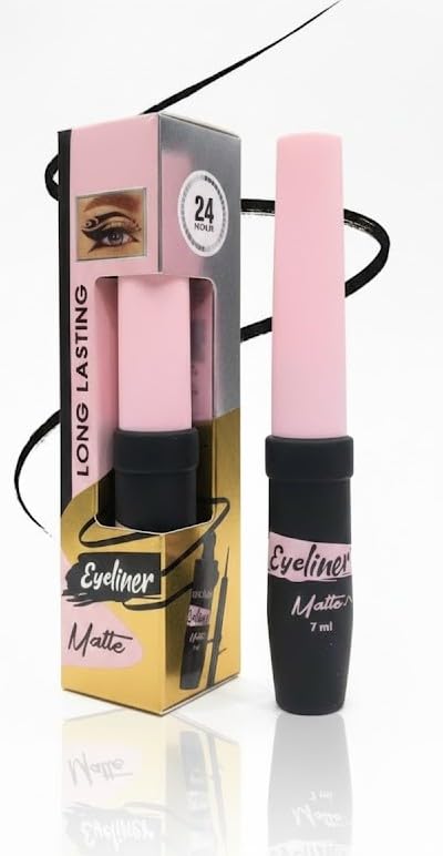 DEEP LINER Liquid Eyeliner Pen and eyebrow - Waterproof Smudgeproof 12H Long Lasting black Eyeliner Pen with Felt Tip For Women Eye Makeup, Smooth, Quick Drying, High Pigmented