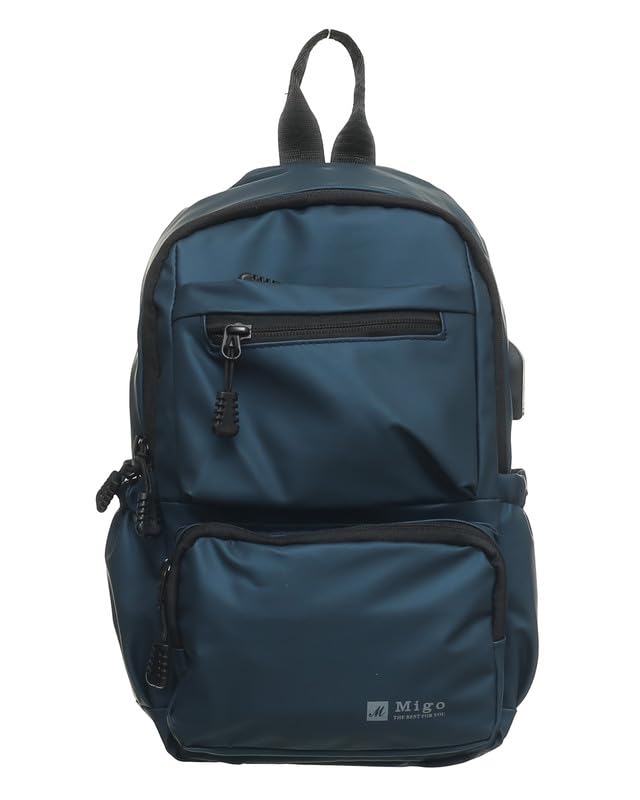 Migo Front Cross Bag, 30 cm x 17 cm x 11 cm Size, Blue
