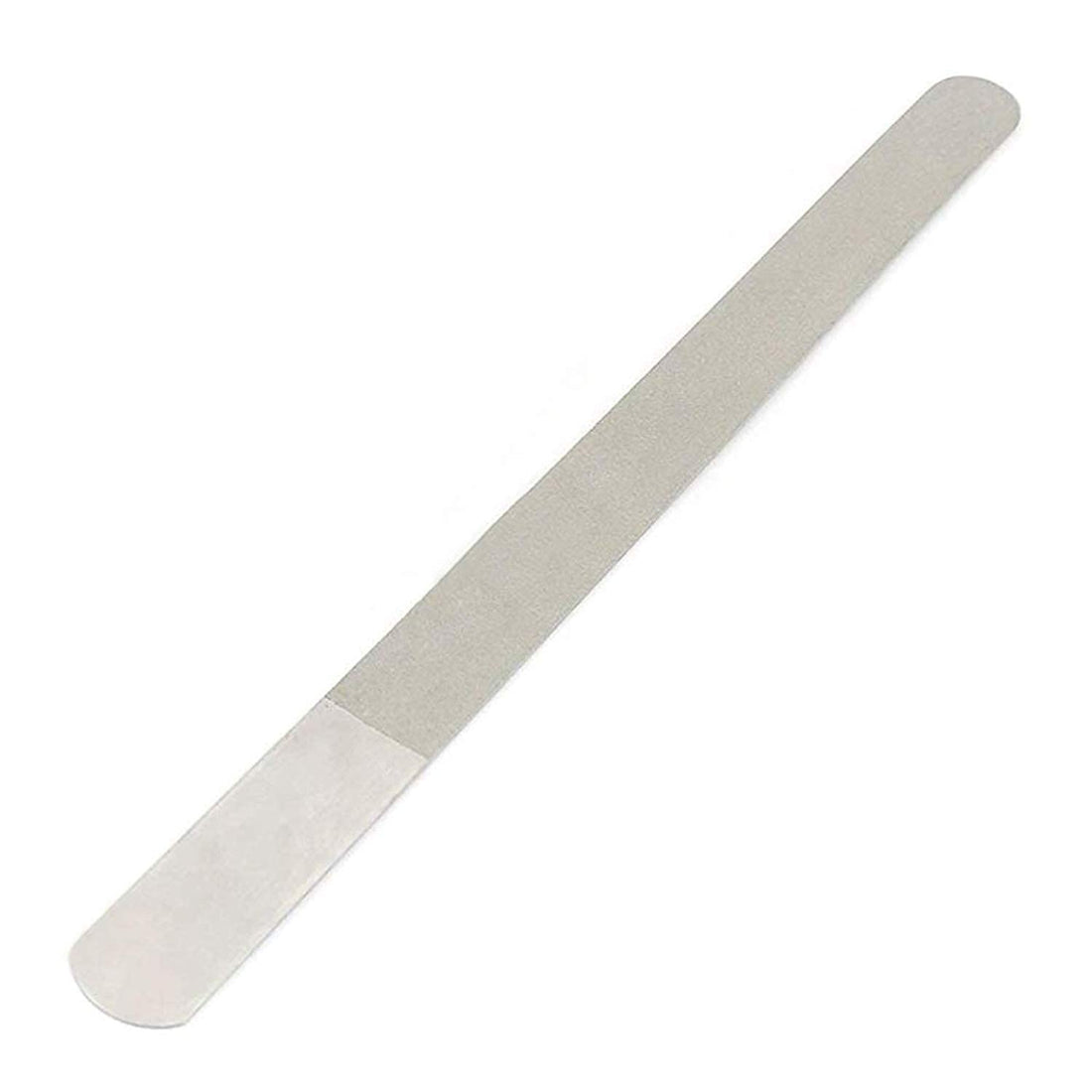 SWEETPEA�1 Pieces Diamond Nail File Set Stainless Steel Double Side Nail File Metal Buffer File Manicure Files Natural Nail Emery Boards for Salon Home and Travel Women Men (Silver)