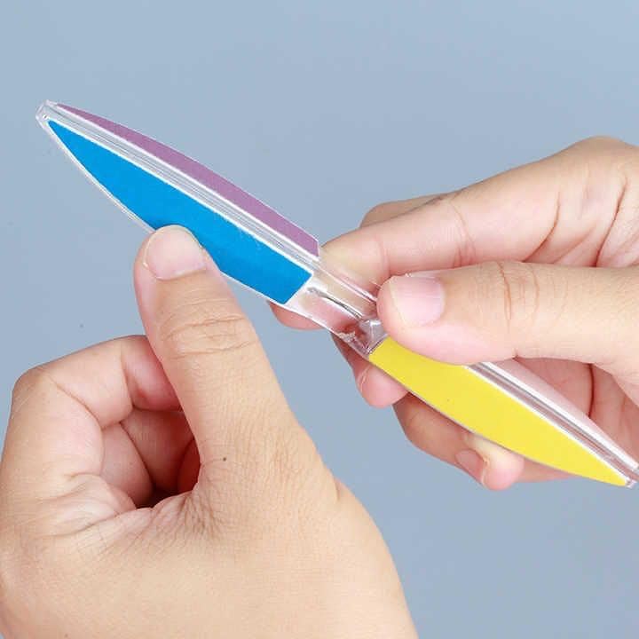 1 PC Professional 6 Way Nail File and Buffers for Women Girls, Emery Boards, Manicure Tools