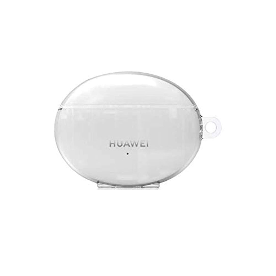 Protective Case Compatible with Huawei Freebuds Wireless Earbuds 6i Charging Holder TPU Protective Cover Skin Earphone Case with Keychain Hook Transparent