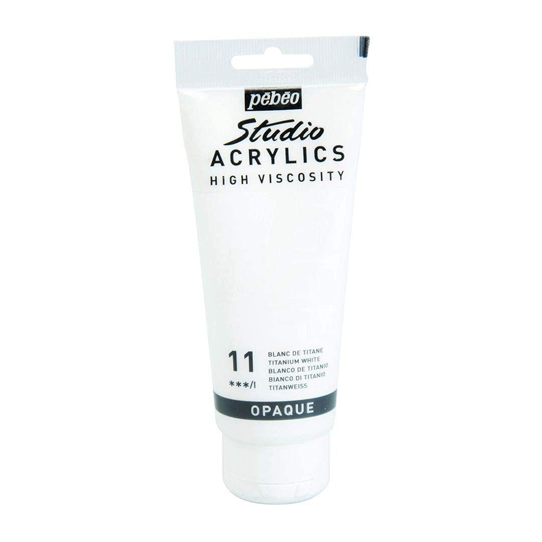 Pebeo Studio Acrylics 100 ml. - 11 Titanium White