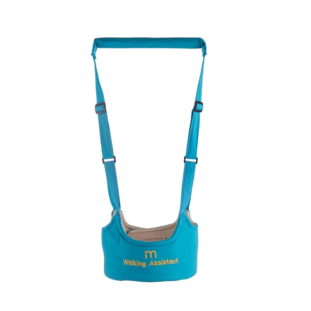 fashion mania Adjustable Baby Walking Harness Toddler Harness Assistant Belt for Learning Walk Easy-to-Wear Walking Learning Helper for Boys Girls (sky blue)