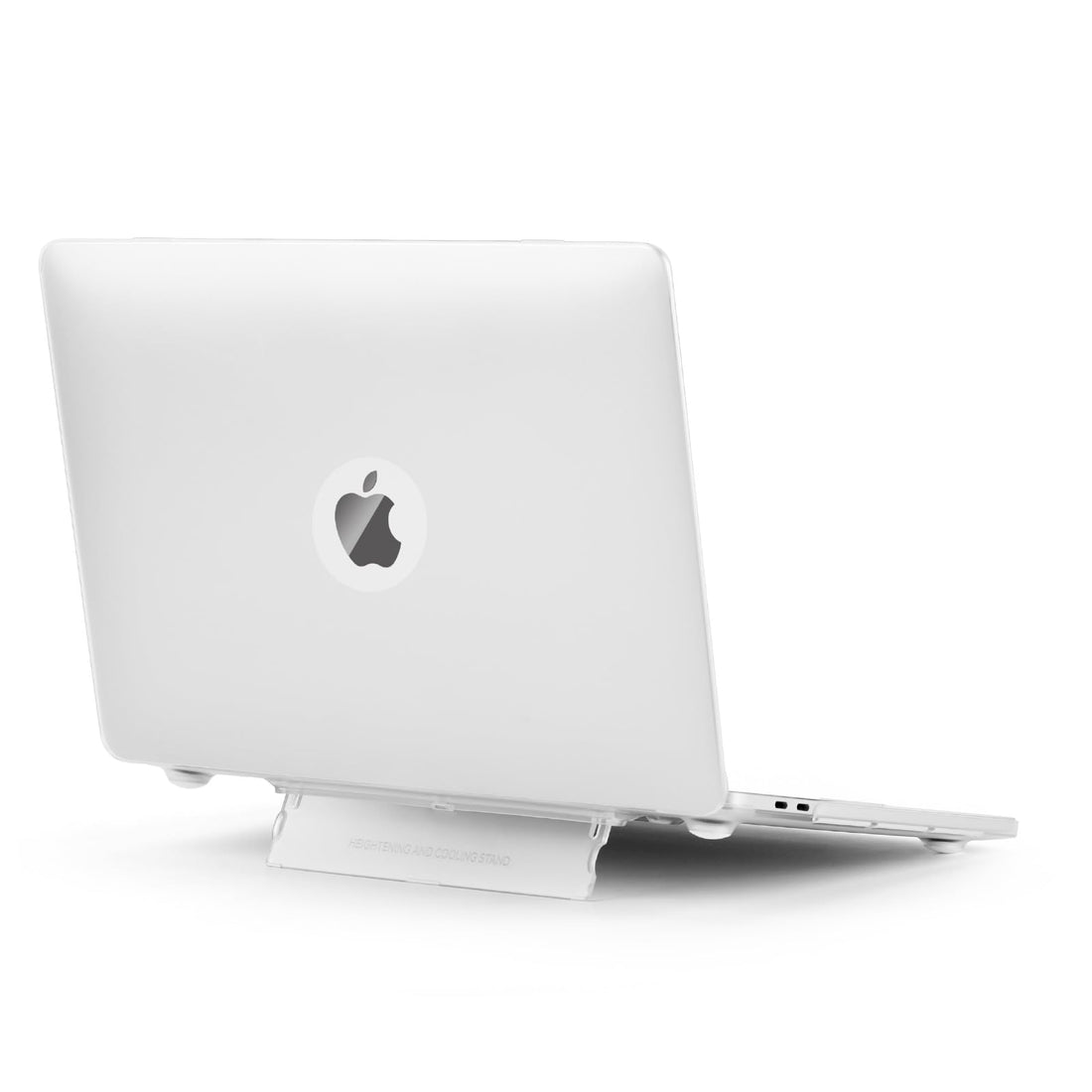 Compatible with MacBook Pro13 Inch Case with Stand for 2024, 2023, 2022-2016 A2338 A2251 A2289 A2159 A1989 A1708 A1706, with Foldable Kickstand, Matte Clear for MAC Pro 13”