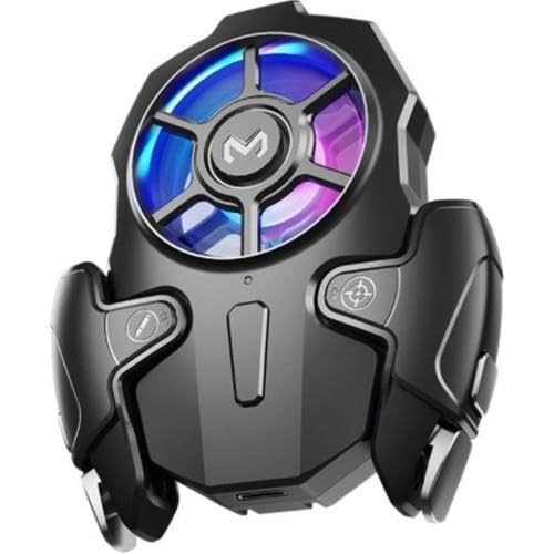 Coofbe Adjustable RGB Luminous 400Mah Battery Phone Cooler Adjustable Joystick Trigger Gamepad