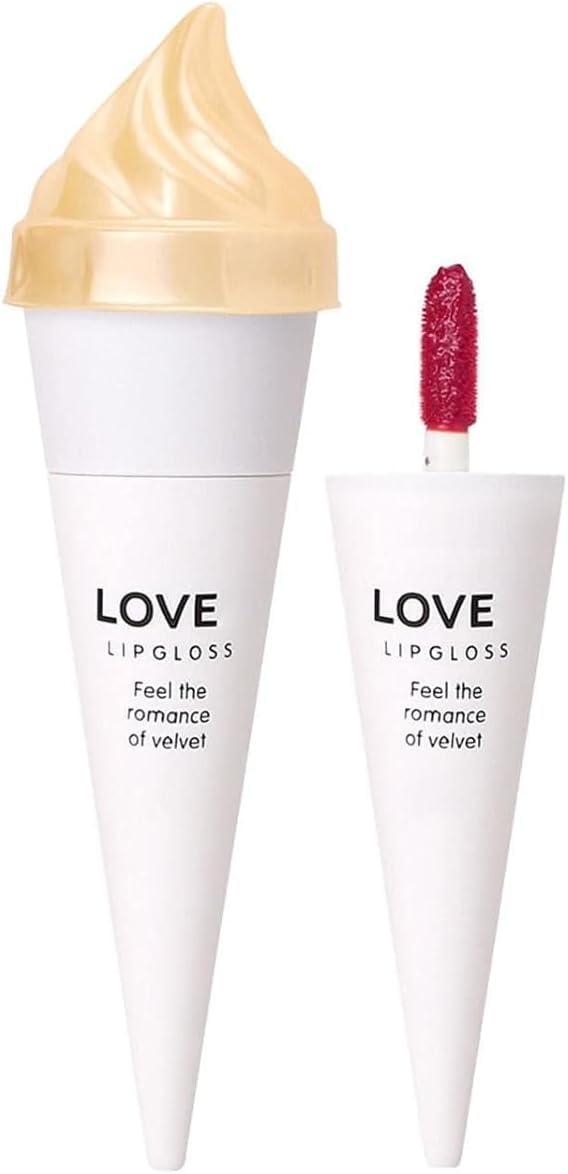 LOVE Ice Sweet Lip Gloss New Lipstick Gloss High Quality Lip Gloss High Water Value Non Sticky Lipstick Durable Moisturizing Non Fade Lipstick - Long Lasting - Waterproof Gloss 7ml N - 4