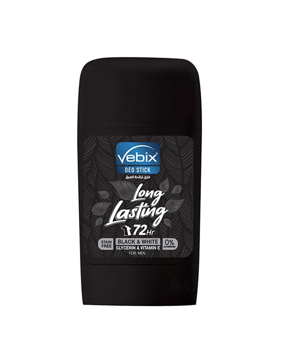 Vebix Deo Stick – Black & White (Men) – 50ml