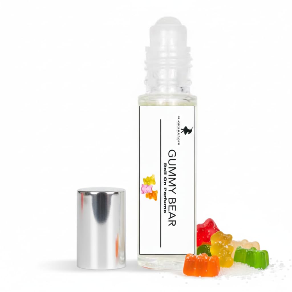 Glamour D Nour Gummy Bear Roll on Perfume 8 ml, Transparent