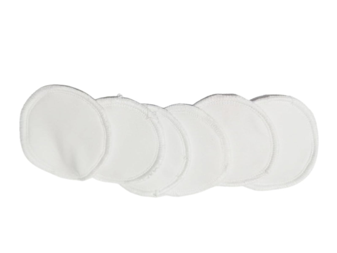 Washable Nursing Towels:Eco-friendly 6 Pcs Pure Cotton Nursing Pillow (3 Layers) Guaranteed Protection For Your Clothes From Milk Leakage - Healthy Cotton, Hidden And Comfortable Design.