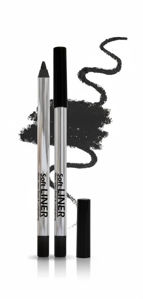 1PCS 3D EYELINER PIENCIL 12 HR WEAR WATERPRROF and Long Lasting Eyeliner Smooth and Creamy Formula Eye Makeup Colour BLACK -Soft & Creamy