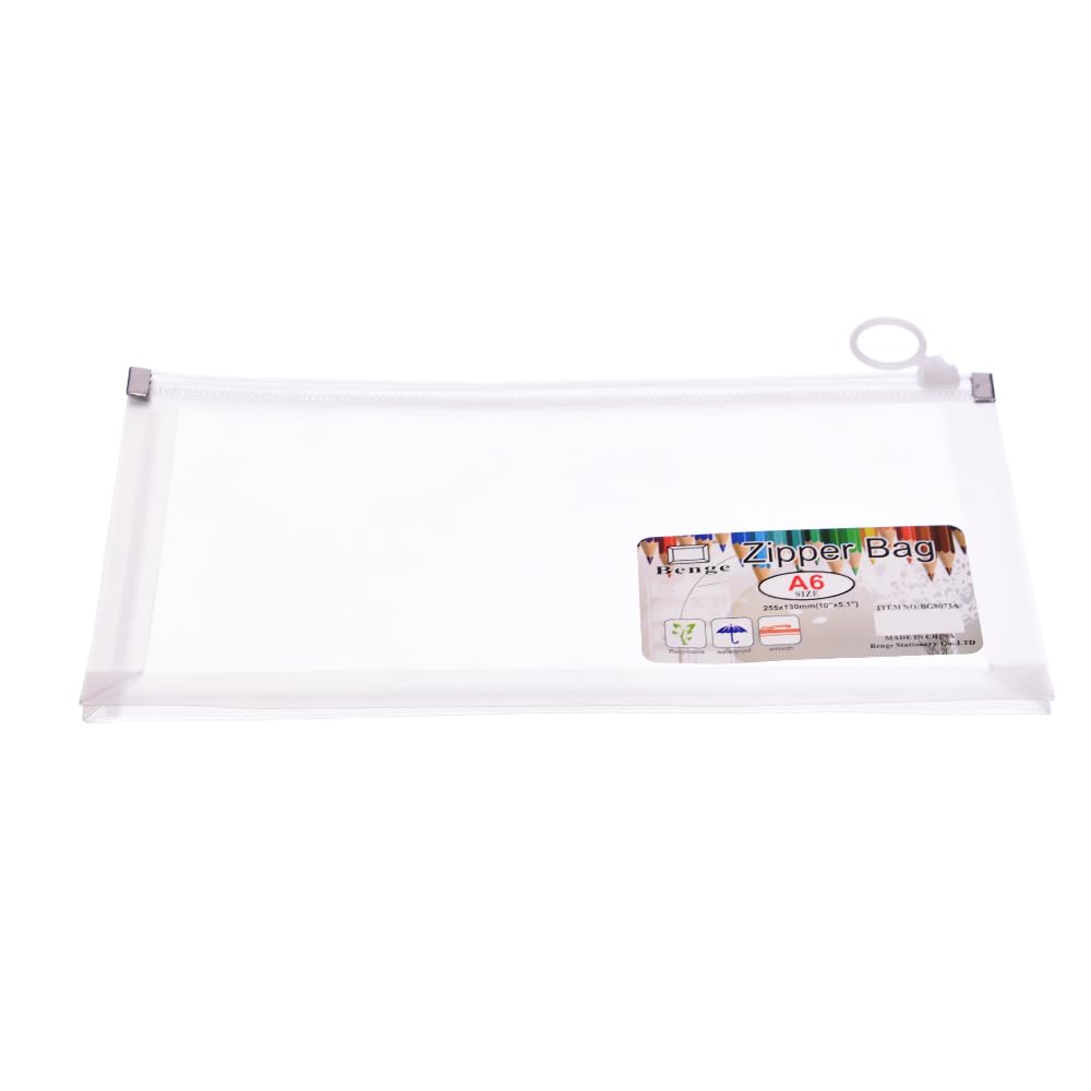 Elmaayergy A6 BG8073A Z-3 Colourful File Folder With Zipper With Durable Material, Suitable For School And Home