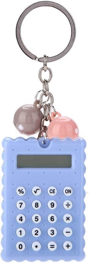 Al-Israa Mini Keychain Calculator - Cool Candy Color Pocket Size, Now Available in Blue