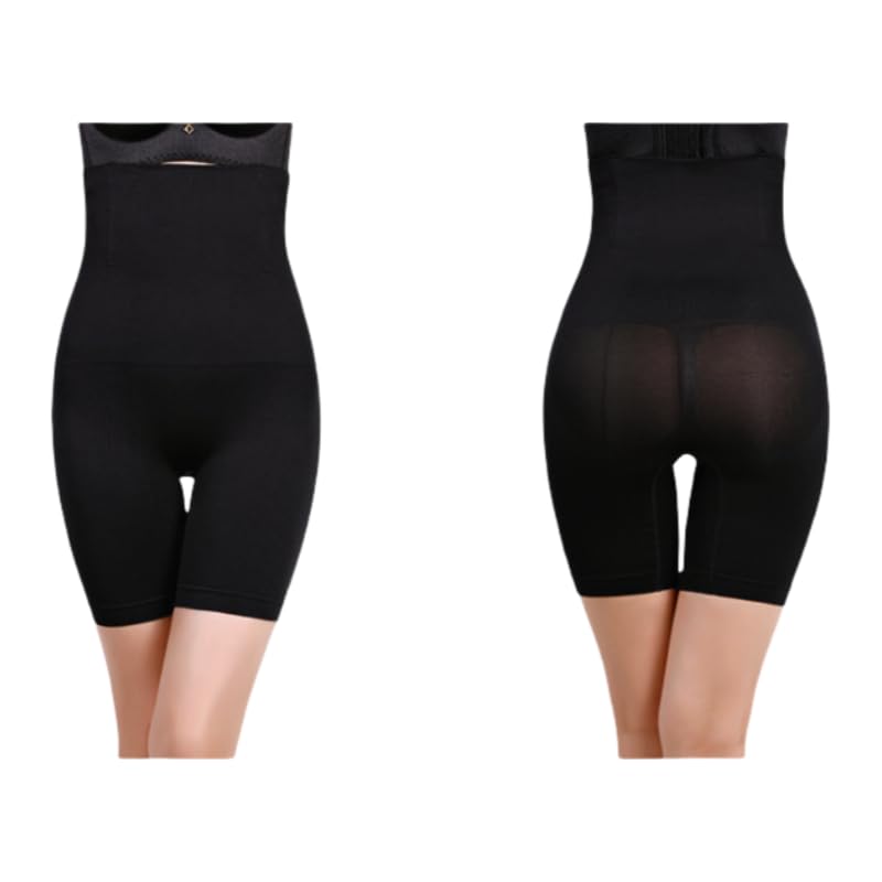 High Waisted Tummy Control Shapewear Shorts for Women Seamless Body Shaper Steel Bones, Slimming Underwear for Butt Lifting Thigh Trimming Breathable Stretchy