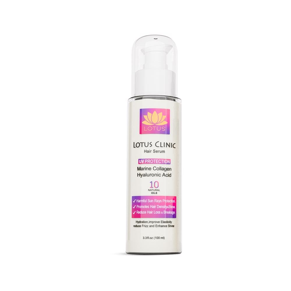 Natural Lotus Clinic Leave In Hair Cream 100ml - Moisturizing Leave-In Conditioner for Frizz Control, Hair Softening, Shine & Daily Hair Care