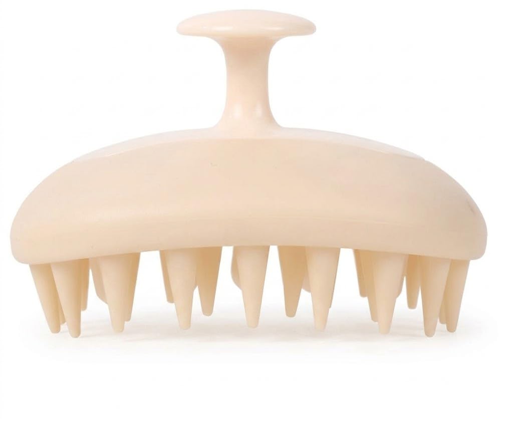 Scalp Massager Brush for Hair Care – Soft Silicone Shampoo Brush for Exfoliation, Oil Distribution & Healthy Hair