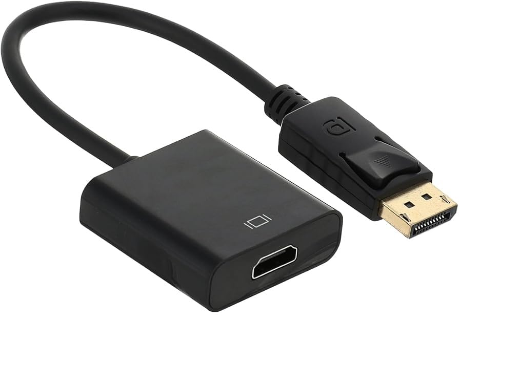 Exon X1061 DisplayPort (DP) to HDMI Adapter, DP to HDMI Converter Male to Female, 1080P Resolution Converter, for Laptop/PC, Monitor, TV, Graphics Card