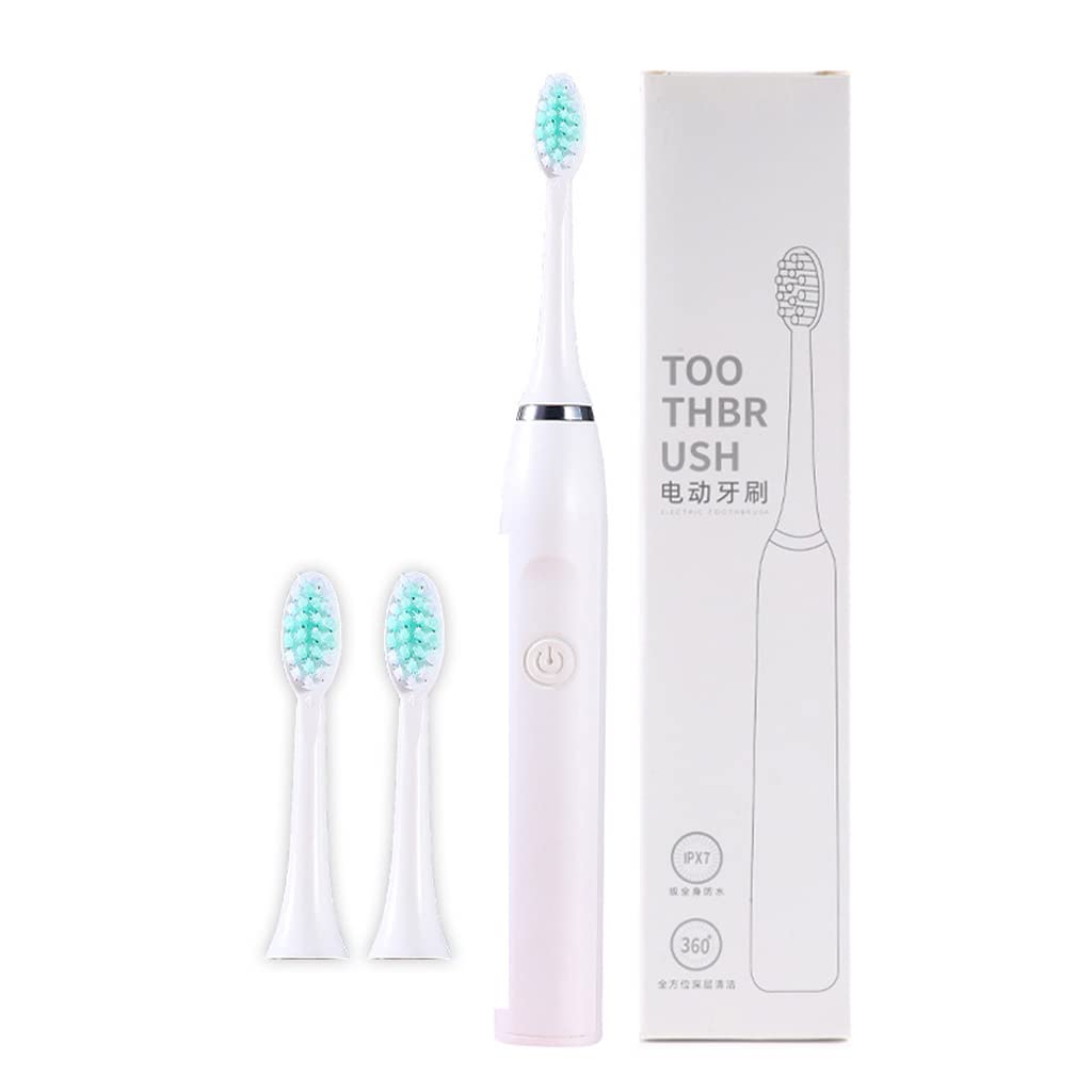 Electric Toothbrush AA Battery Powered Toothbrush With 5 Care Modes With 3 Brushes Replacement Heads Set