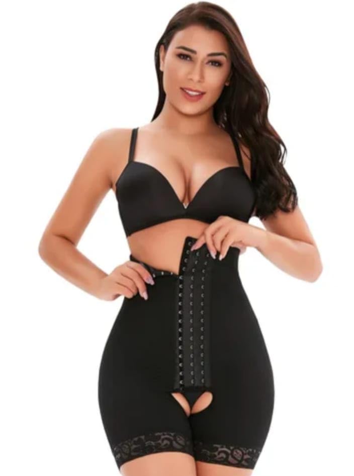 VIOLA SPORTS Women's Medical Corset, Black Body Shaper German Medical Fabric, with Silver Treatment Lining, for Fat Burning and Eliminating Tarahlat