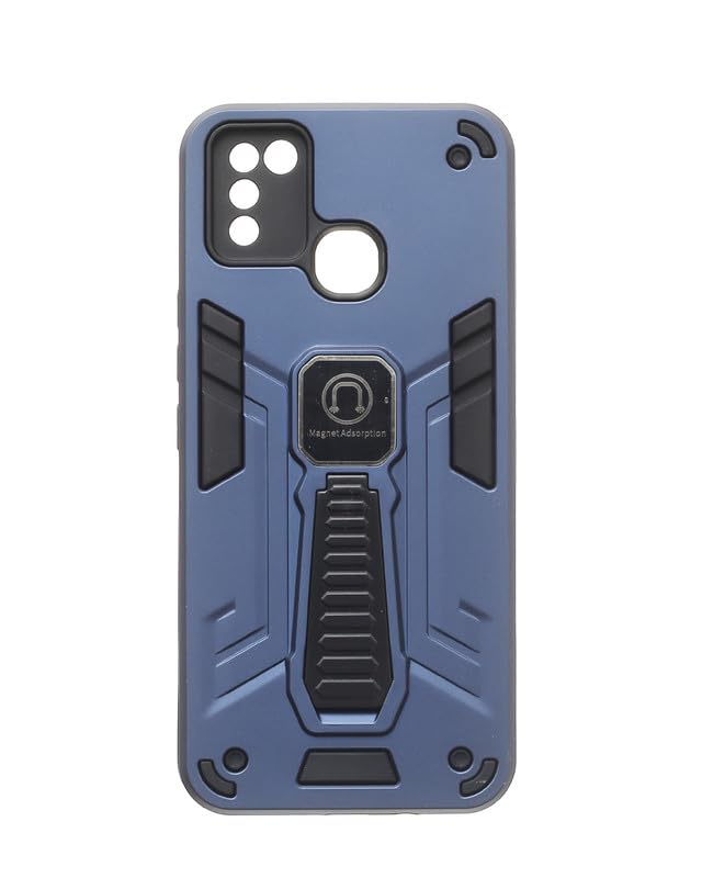 Plastic Back Cover With Holder For Infinix Smart 5 2020, Navy new-9-37328562