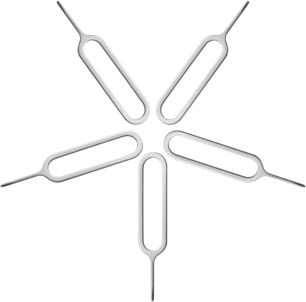 Portal Electronics Sim Card Tray Pin Eject Removal Tool Needle Opener 5 Pack for Smartphones,Mifi, Wireless Hotspot,4G&5G Sim Card Routers.