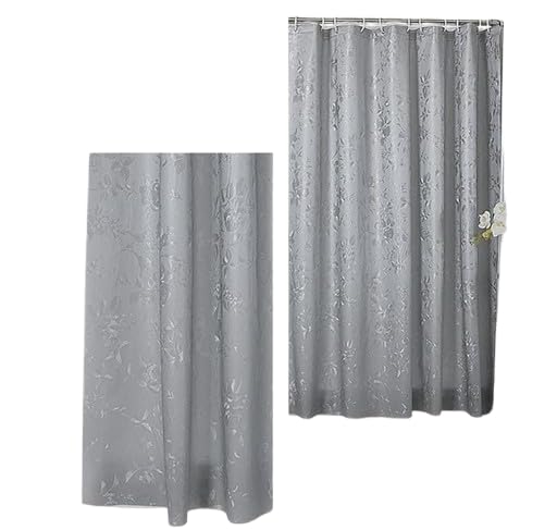 TRPROOF High Quality Shower Curtain – Waterproof & Moisture-Proof, Modern and Practical Design to Protect Bathroom from Wet and Drip, Easy to Install and Clean (c)
