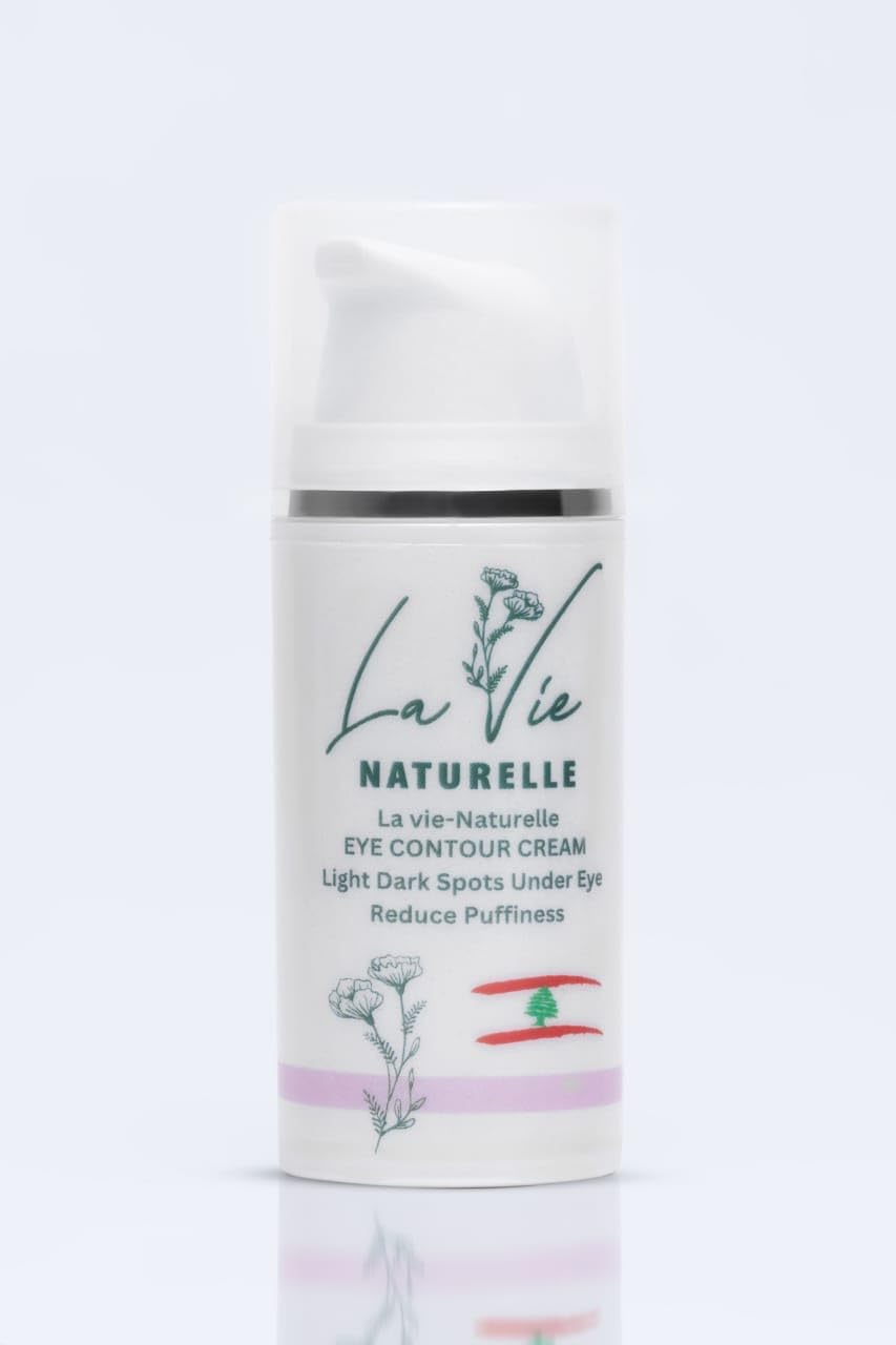 La Vie Naturelle Eye Contour Cream, Natural Formula for Dark Spots and Puffiness Reduction, Under Eye Treatment