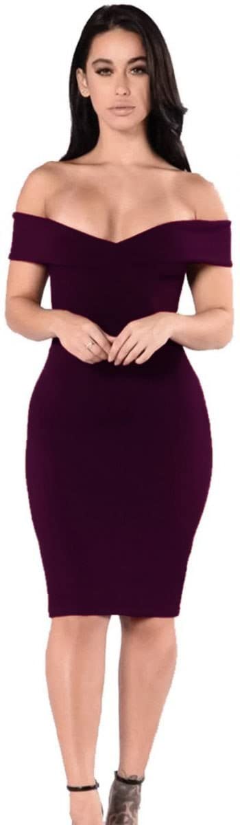 Women's Purple Scuba Mini Dress