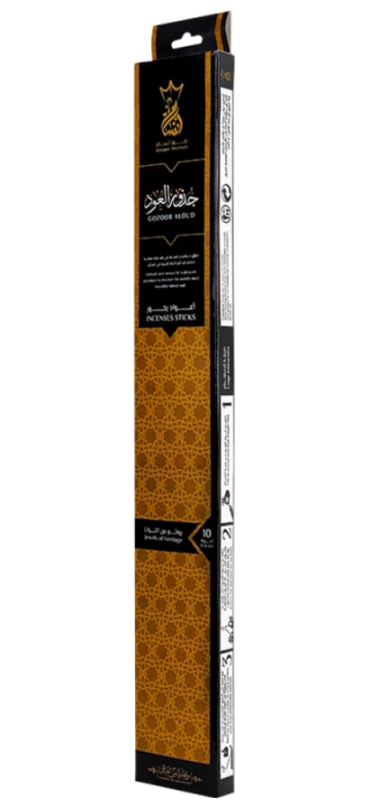 2.5 Hours Incense Sticks 10 High Quality Incense Sticks (Oud Root)