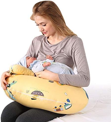 C Shaped Pregnancy Pillow for Sleeping, Multifunctional Breastfeeding Baby Maternity Pillow, 100% Cotton Removable