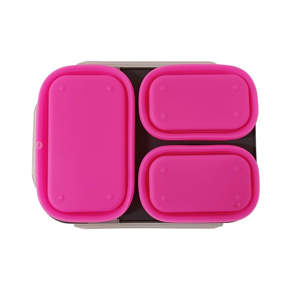 "Flexible Homework Divider Box with Lock Lid - Healthy and High Quality Silicone" - Generic